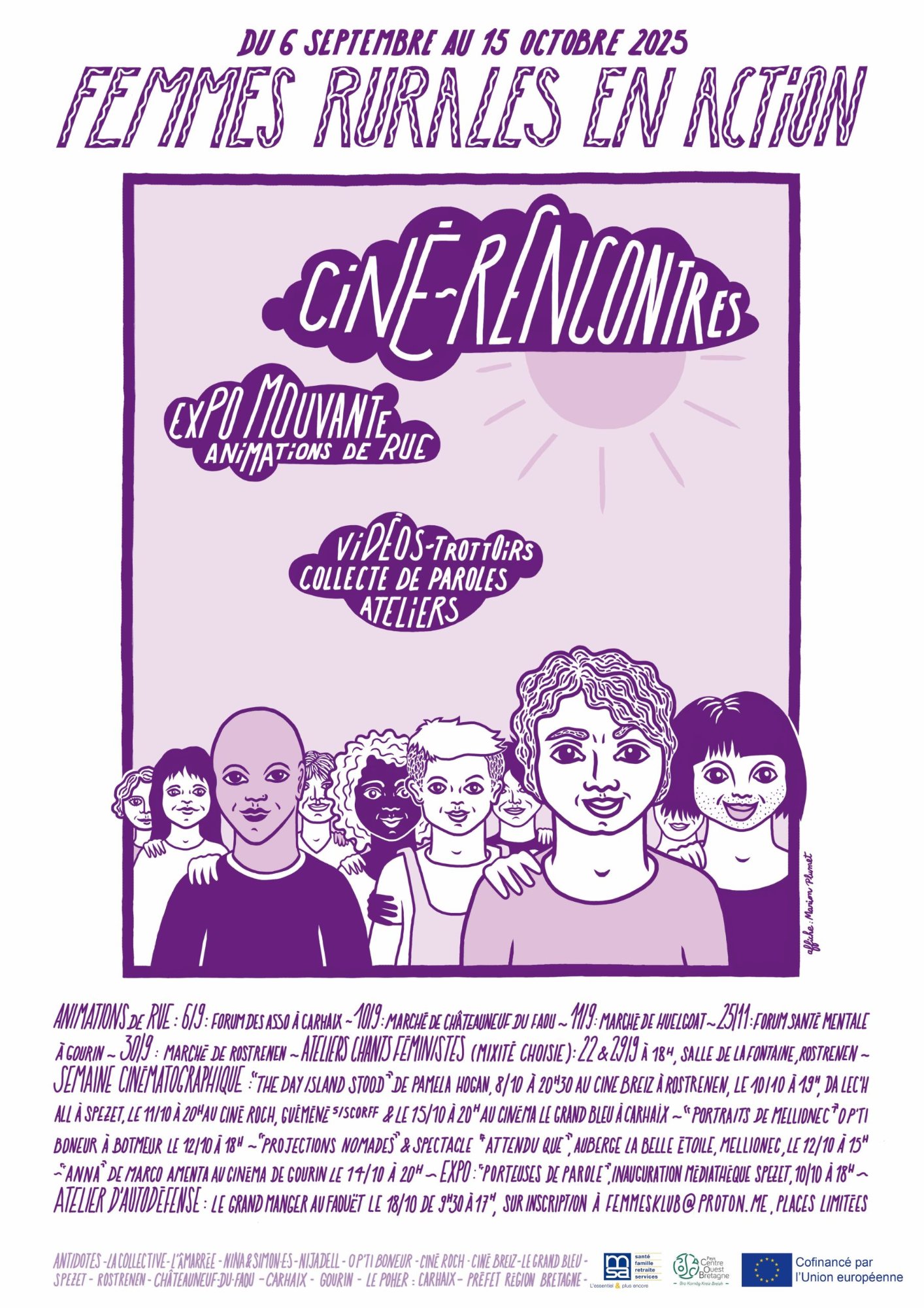 Femmes rurales en action – Centre Ouest Bretagne – 6/09 au 18/10/2025