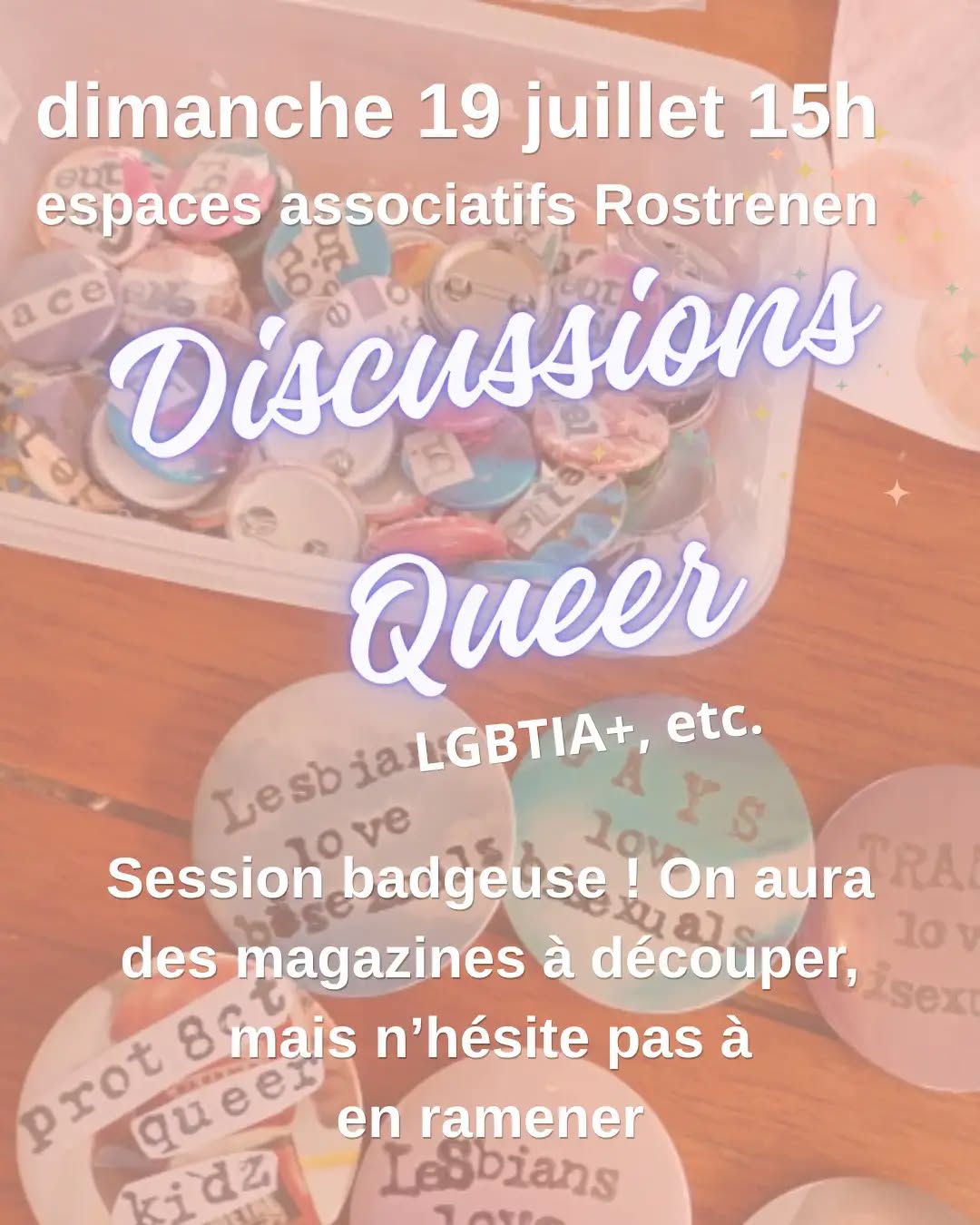 Discussions Queer – 19/07/2026